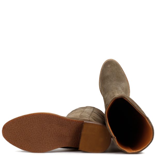La Pintura Suede laarzen Zaragoza - Stone