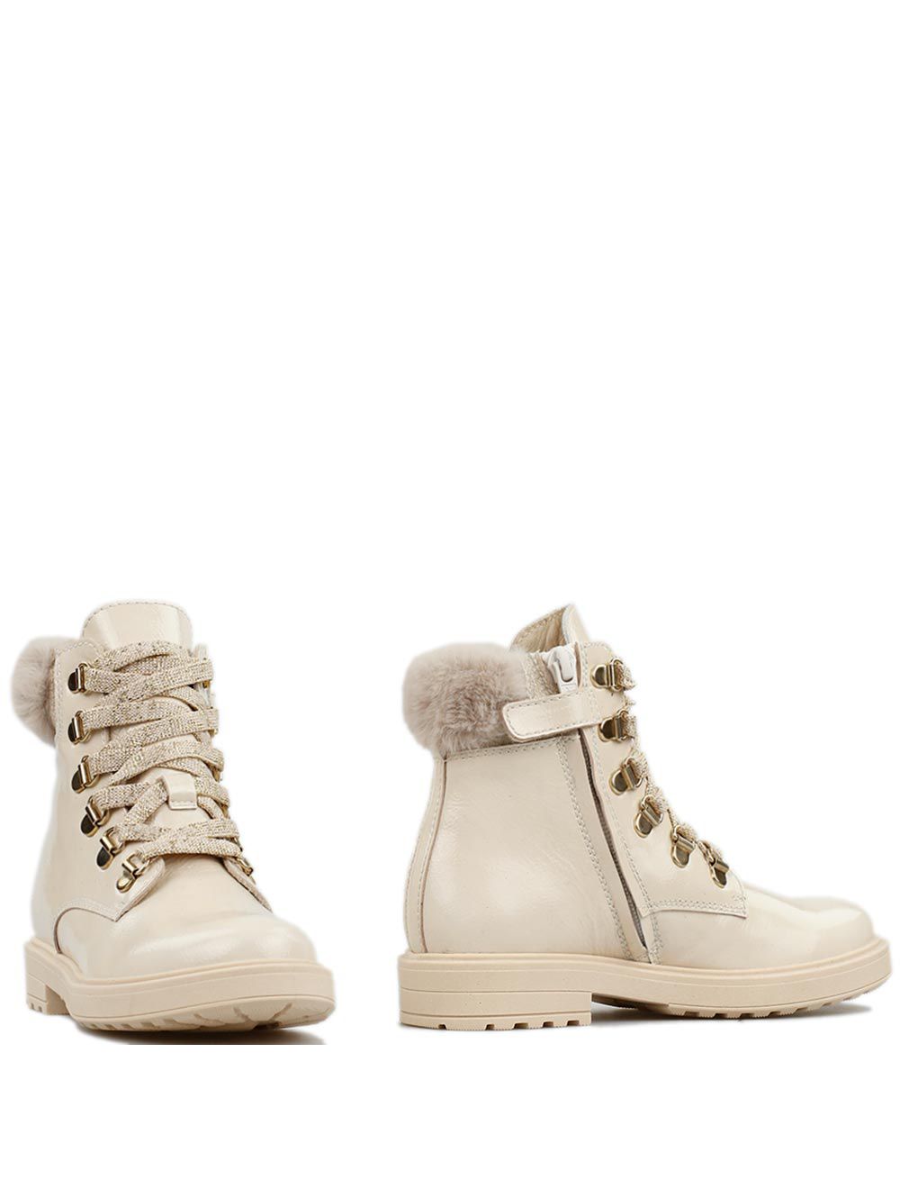 Lak veterboots met sierrits | NIEUW BINNEN | goedkopeschoenen.com