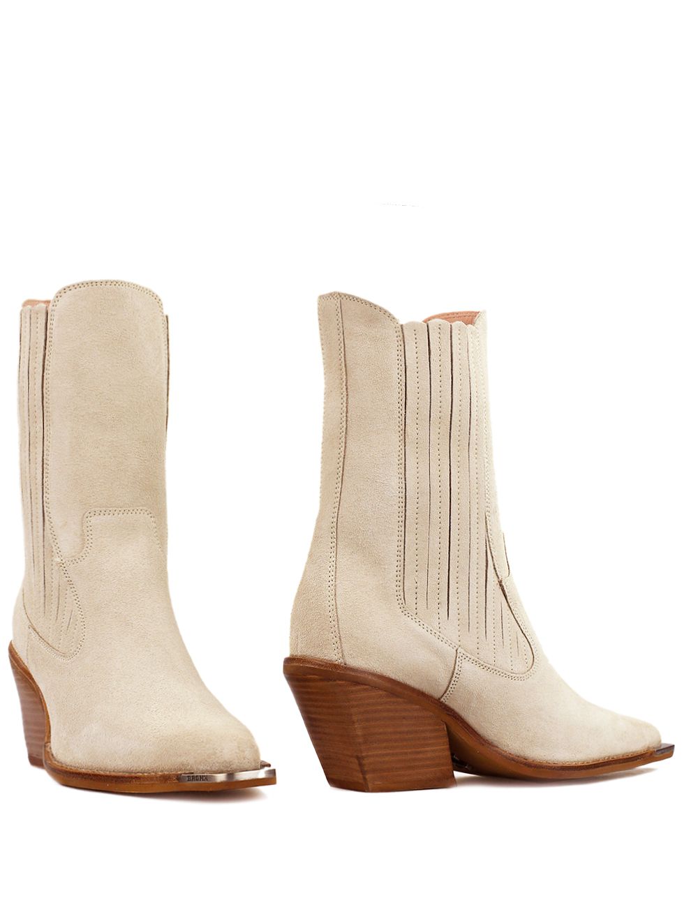 Bronx cowboylaarsjes Low-Kole Beige 34159