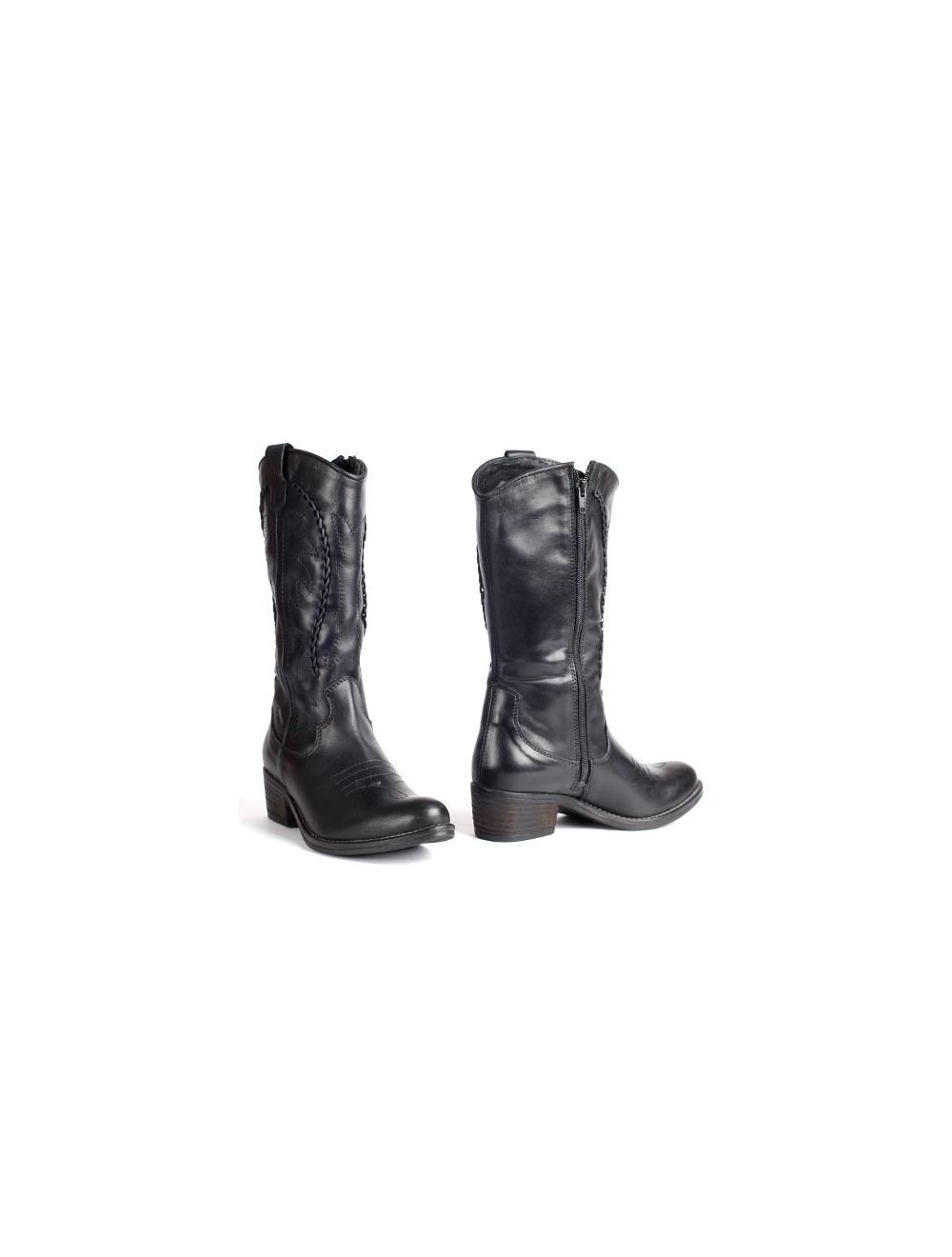 Poelman 13505 cowboylaarzen Zwart
