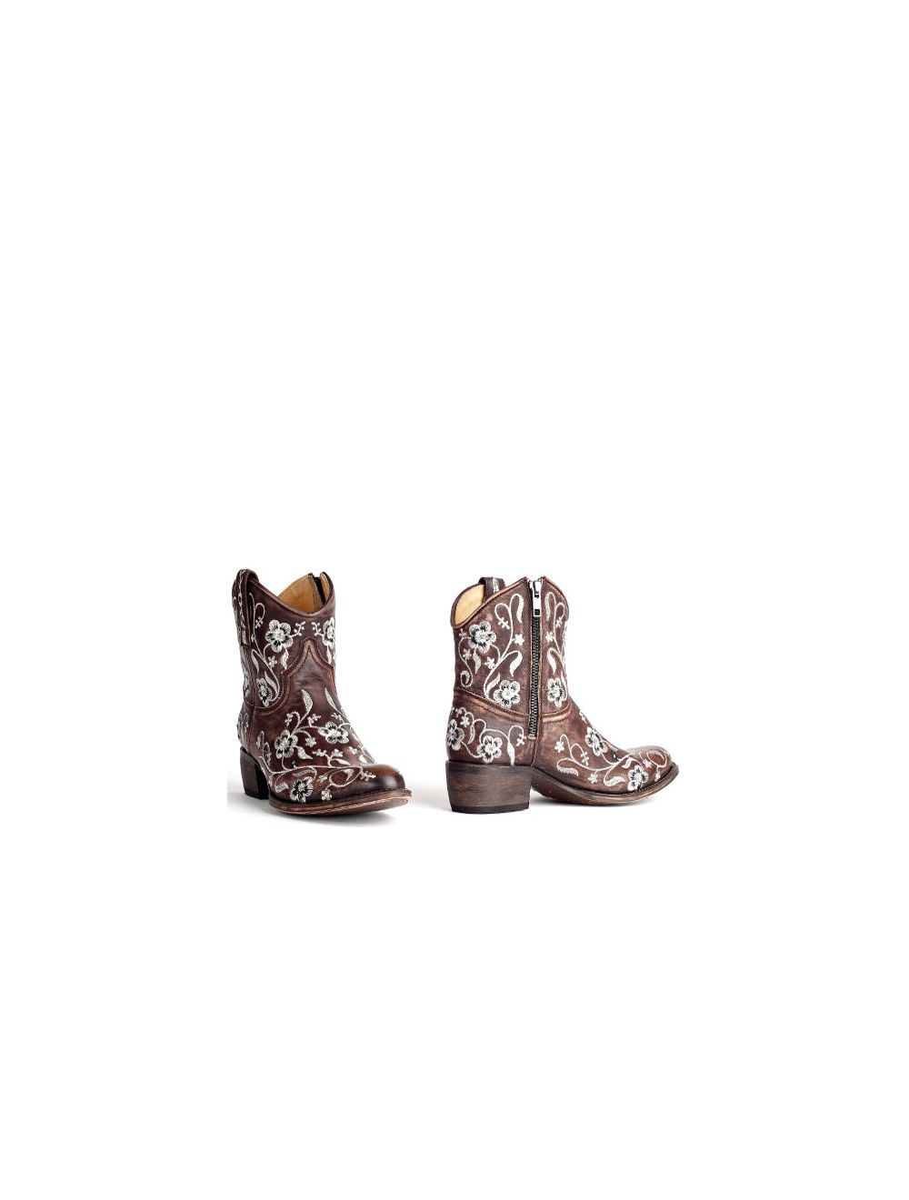 Sendra enkellaarsje met bloemen borduursel embroidered