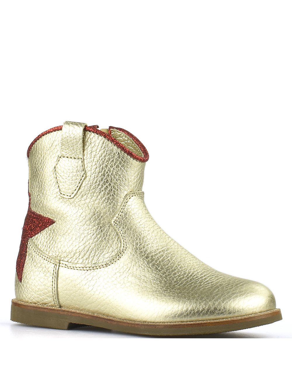 Zecchino d'Oro gouden cowboylaarsjes 1497 met grote glitter ster