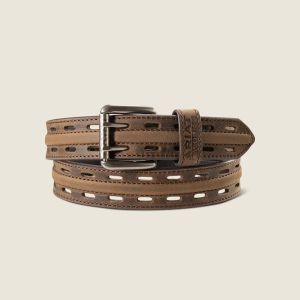 Ariat belt Work Double Prong Brown