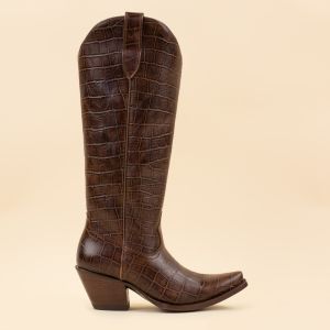 Ariat cowboyboots Casanova Espresso Croc rechts
