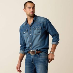 Ariat Denim Retro Fit Shirt Stone