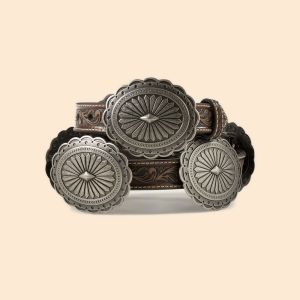 Ariat riem Oval Concho bruin