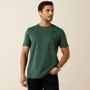 Ariat Vertical Logo T-Shirt Monstera