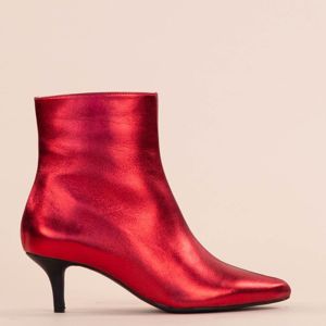 DWRS X Ramijntje 261323 Lindsay metallic roze - rood zij