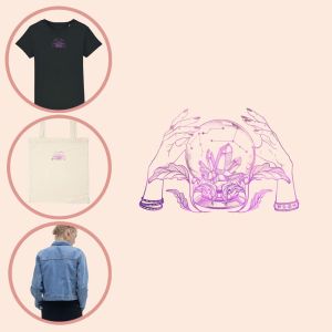 Kleding transfer Purple Magical