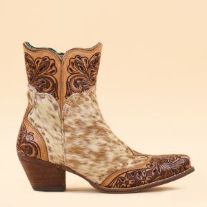 Myra Bag Boots Winchester Hair-on Hand-tooled