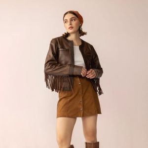 Myra Bag Leather Jacket The Outlaw Edit