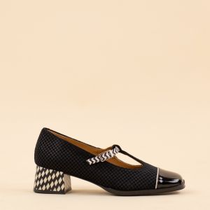 Nemonic 2392 retro shoes black arrow