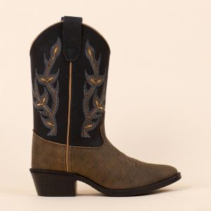 Old West 8137 cowboylaarzen meisje Zwart - Bruin new