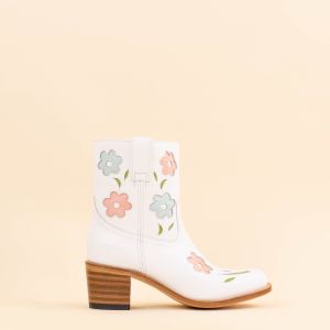 Sendra flower boots 9674 wit new
