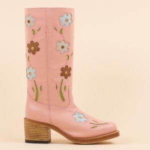 Sendra retro boots 4755 rosa roze new