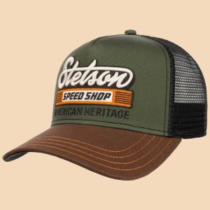 Stetson Trucker Cap Speed Shop Olive