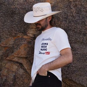 Wrangler x Coors Pocket Tee Marshmallow