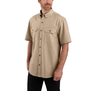 Carhartt Loose Fit Shirt Dark Tan Chambray
