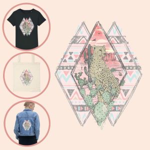 Kleding transfer Cheetah