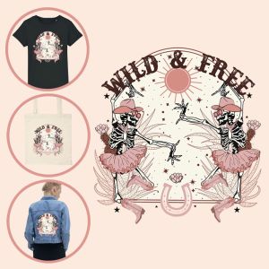 Kleding transfer Wild & Free