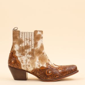 Myra Bag Boots Twin Forks Brown - White rechts