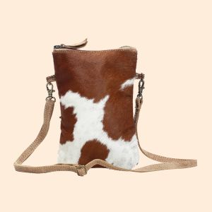 Myra Bag Cross Body Bag Brown - White