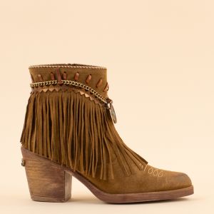 Nemonic enkellaarzen cognac 2203 new