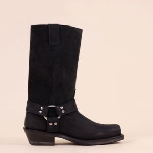 Old West MB2058 bikerboots hoog zwart