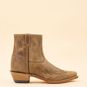 Old West MF1512 lage cowboylaarzen Bruin heren new