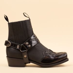 Sendra cowboyboots 7811 Florentic Negro rechts