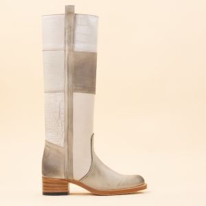 Sendra cowboyboots 8414 Patchwork offwhite new