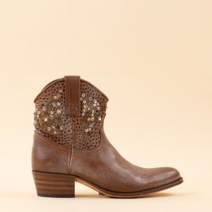 Sendra korte boots 8602 vintage bruin