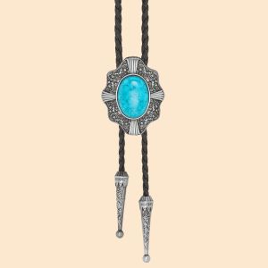 Stars & Strips Western Bolotie turquoise