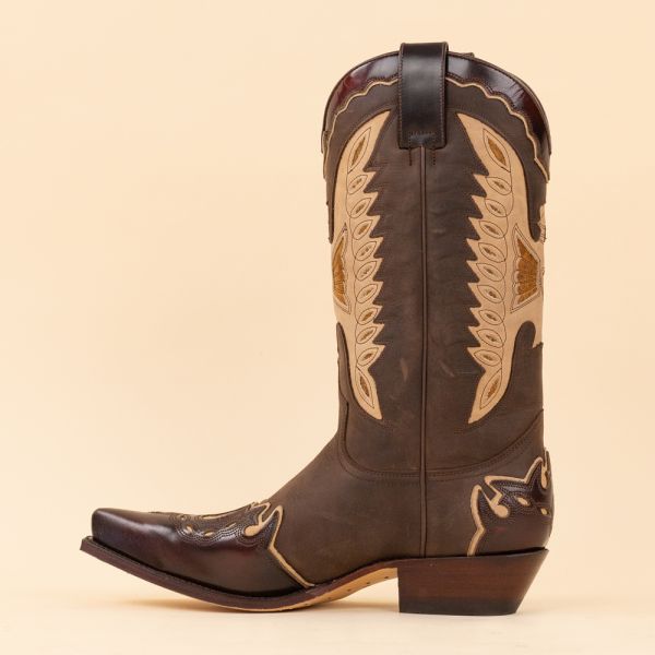 Sendra cowboyboots 2764 chocolate heren